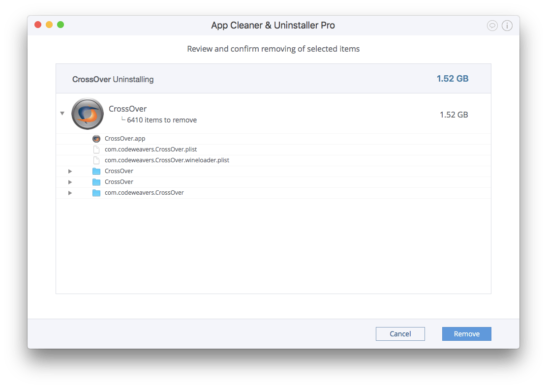 Crossover application mac